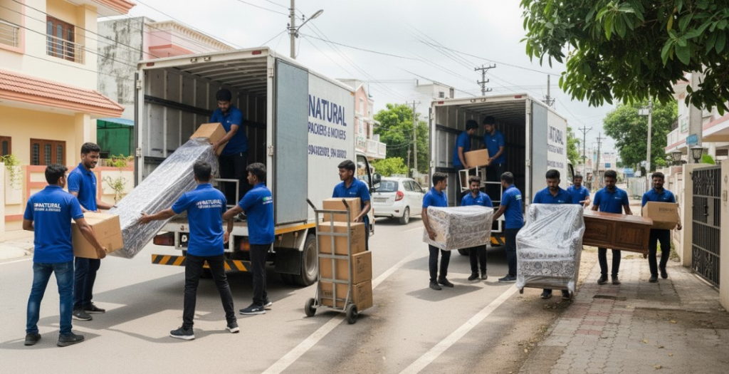 Professional loading and unloading services in Salem with trained staff.