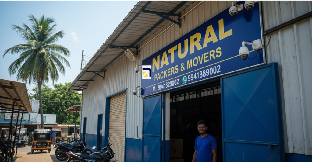 Safe warehouse storage in Salem with CCTV surveillance.