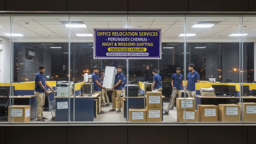  office relocation services in Perungudi Chennai