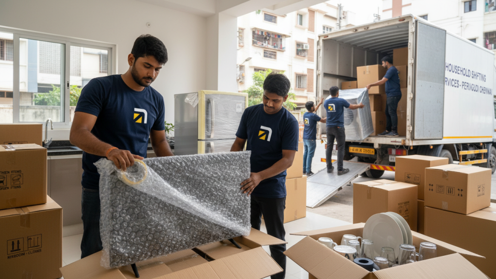  household shifting services in Perungudi Chennai
