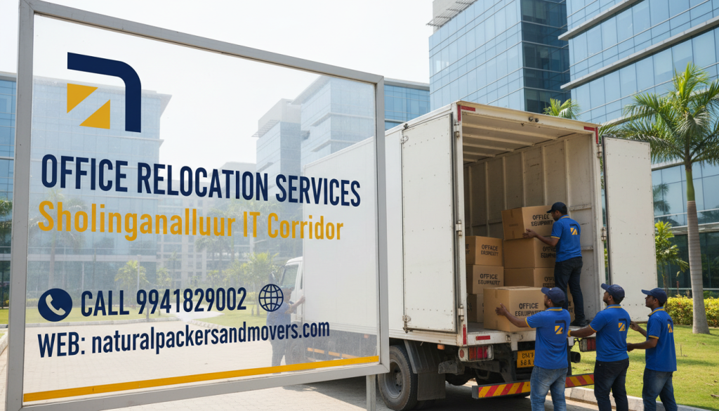 Office relocation services in Sholinganallur IT corridor