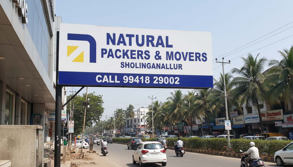 Natural Packers and Movers in Sholinganallur Chennai