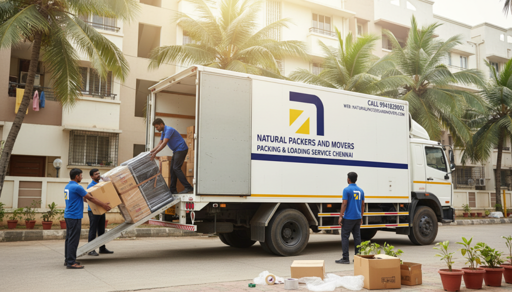 Professional packing and loading service in Sholinganallur Chennai