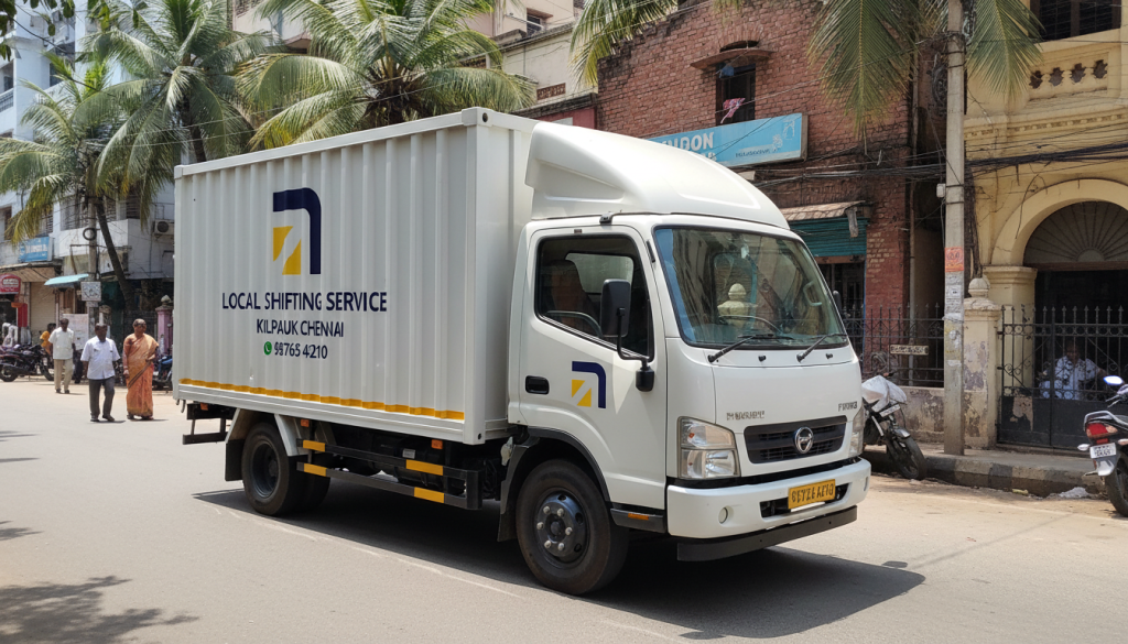 Local shifting truck service in Packers and Movers in Kilpauk Chennai