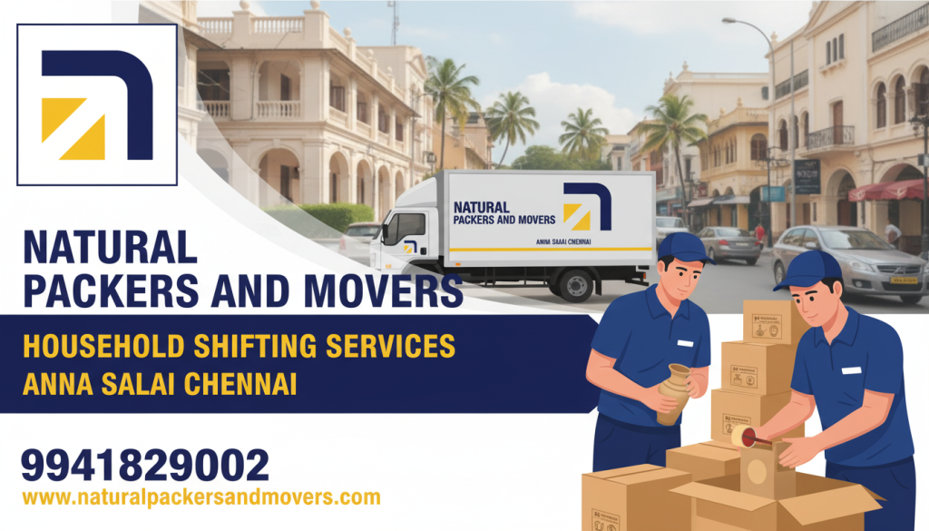  Household shifting services in Anna Salai Chennai with professional packing