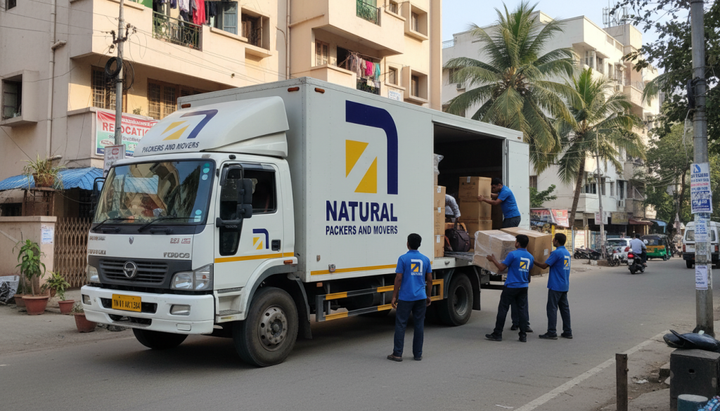 Packers and movers in Vadapalli packing household items safely
