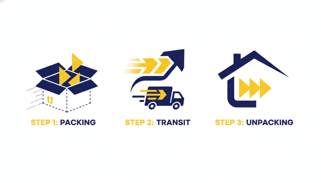 Step-by-Step Moving Process