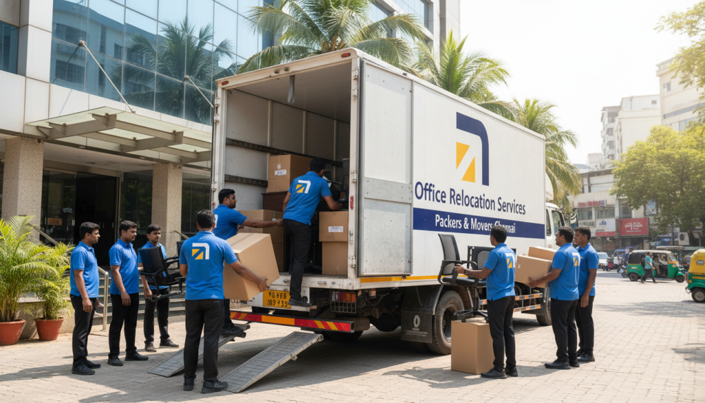 Office relocation services by packers and movers Chennai