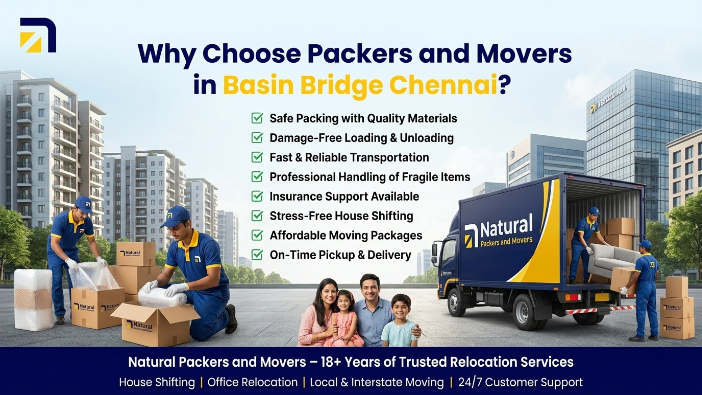 Why Choose Packers and Movers in Basin Bridge Chennai?