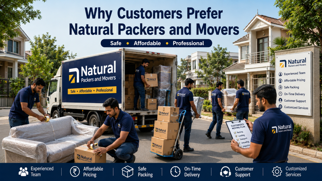 Why Customers Prefer Natural Packers and Movers