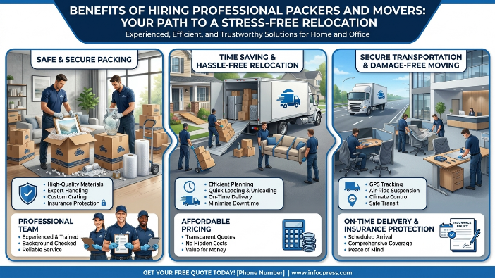 Benefits of Hiring Professional Packers and Movers
