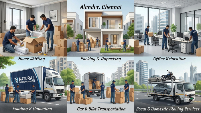 Our Packers and Movers Services in Alandur