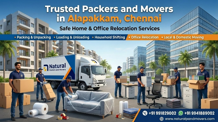 Trusted Packers and Movers in Alapakkam, Chennai, for Home & Office Relocation