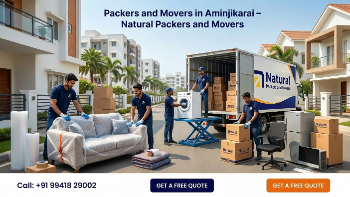 Packers and Movers in Aminjikarai chennai– Natural Packers and Movers