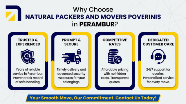 Why Choose Natural Packers and Movers in Perambur?