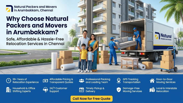 Best Packers and Movers in Arumbakkam Chennai – Safe & Affordable Relocation Services
