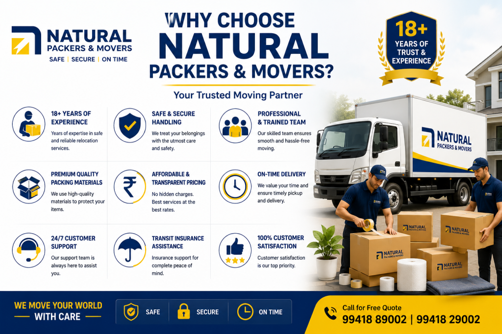 Why Natural Packers and Movers?
