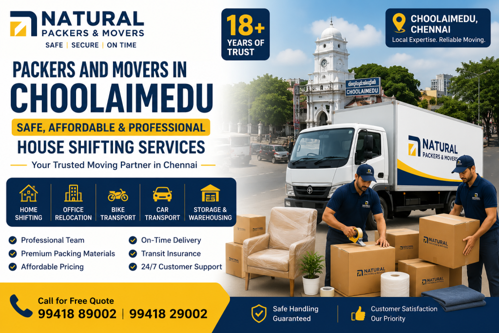Best Packers and Movers in Choolaimedu