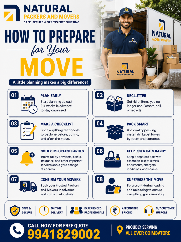 How to Prepare for Your Move