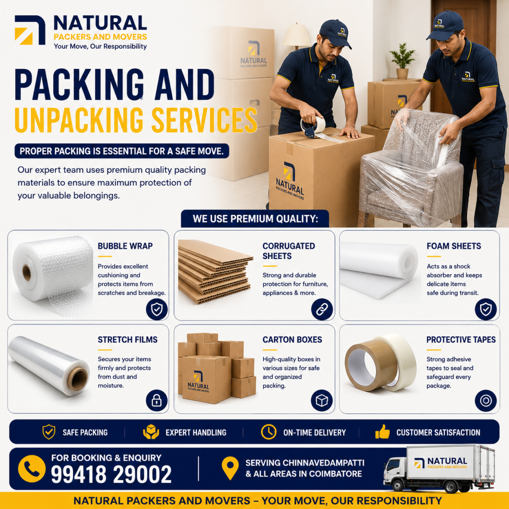 Packing and Unpacking Services