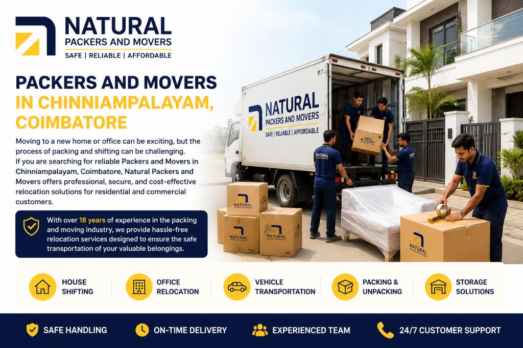 Packers and Movers in Chinniampalayam, Coimbatore – Natural Packers