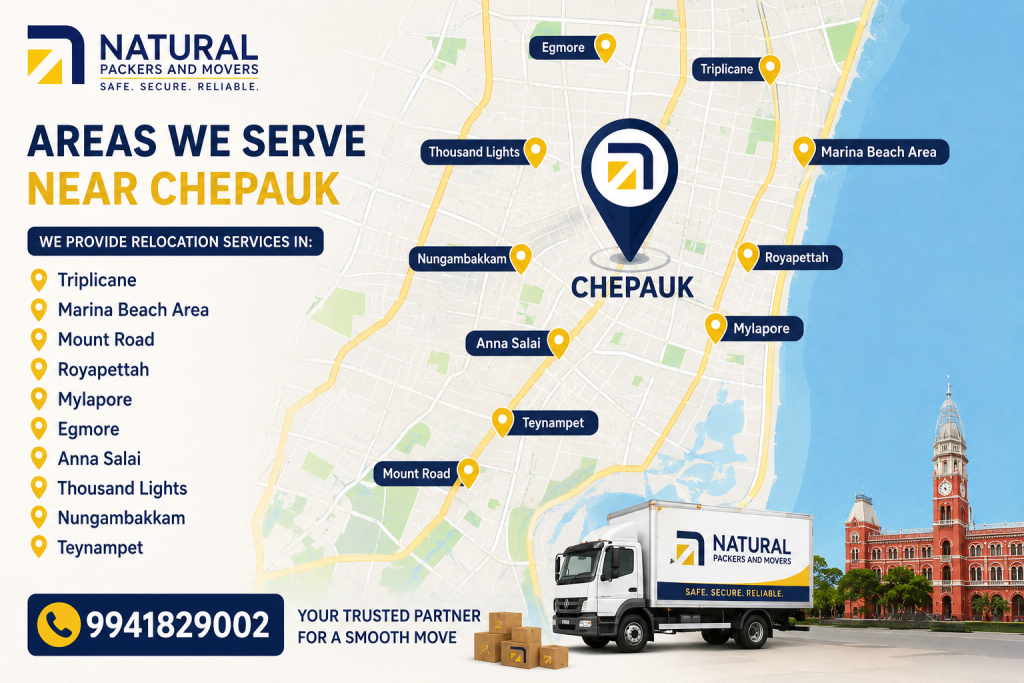 Areas We Serve Near Chepauk