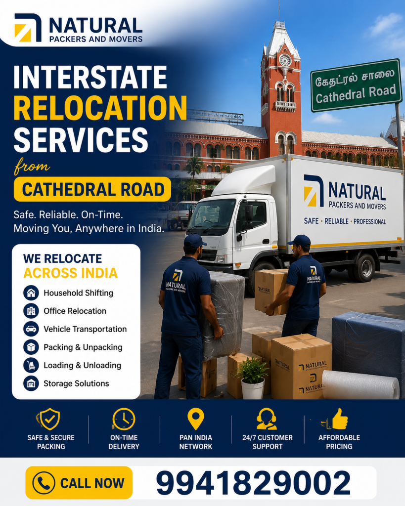Interstate Relocation Services from Cathedral Road