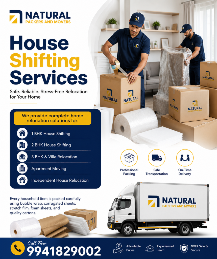 Our Packers and Movers Services in Gandhipuram