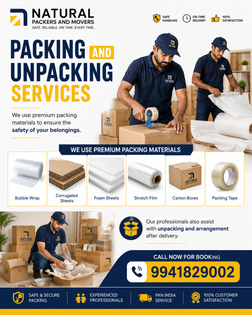 Packing and Unpacking Services