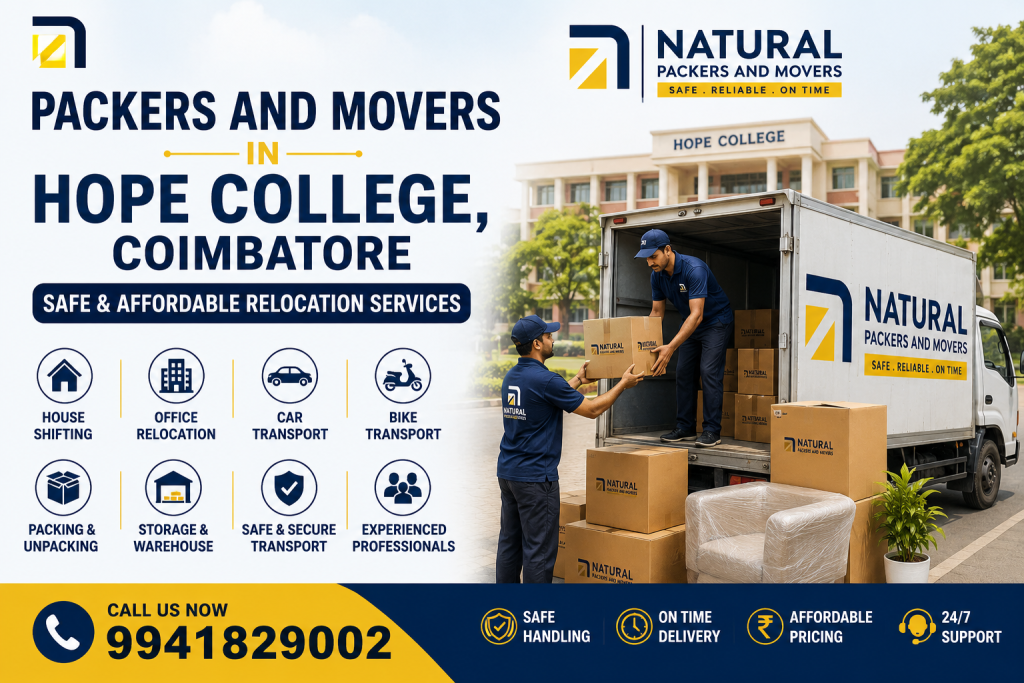 Packers and Movers in Hope College, Coimbatore