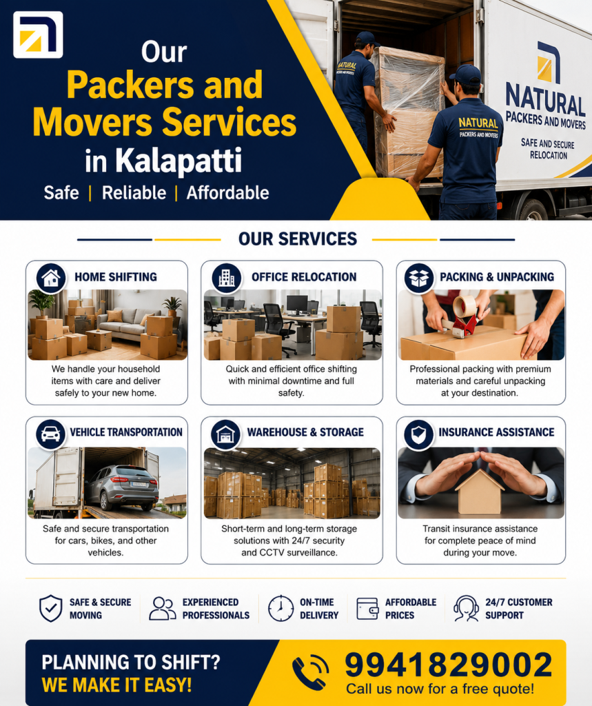 Our Packers and Movers Services in Kalapatti
