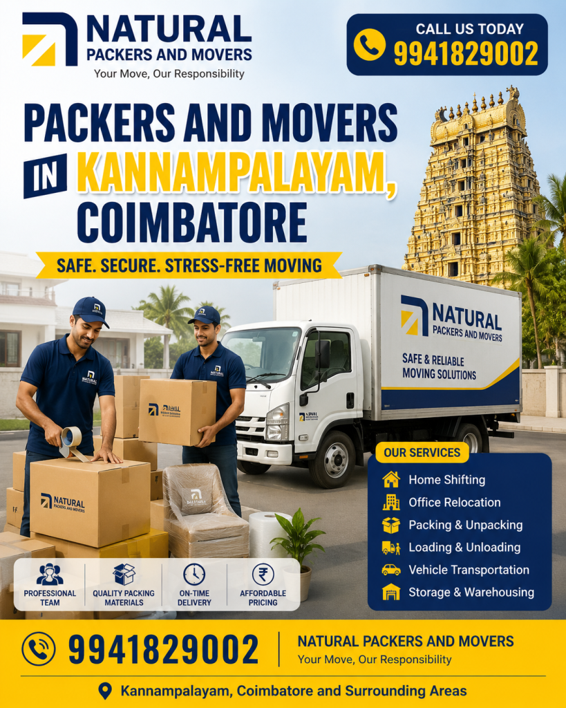 Packers and Movers in Kannampalayam, Coimbatore