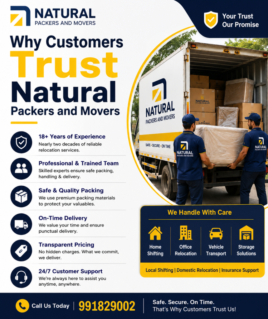 Why Customers Trust Natural Packers and Movers
