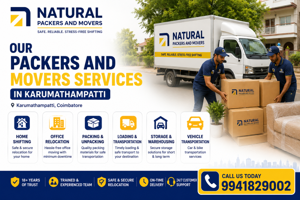 Our Packers and Movers Services in Karumathampatti
