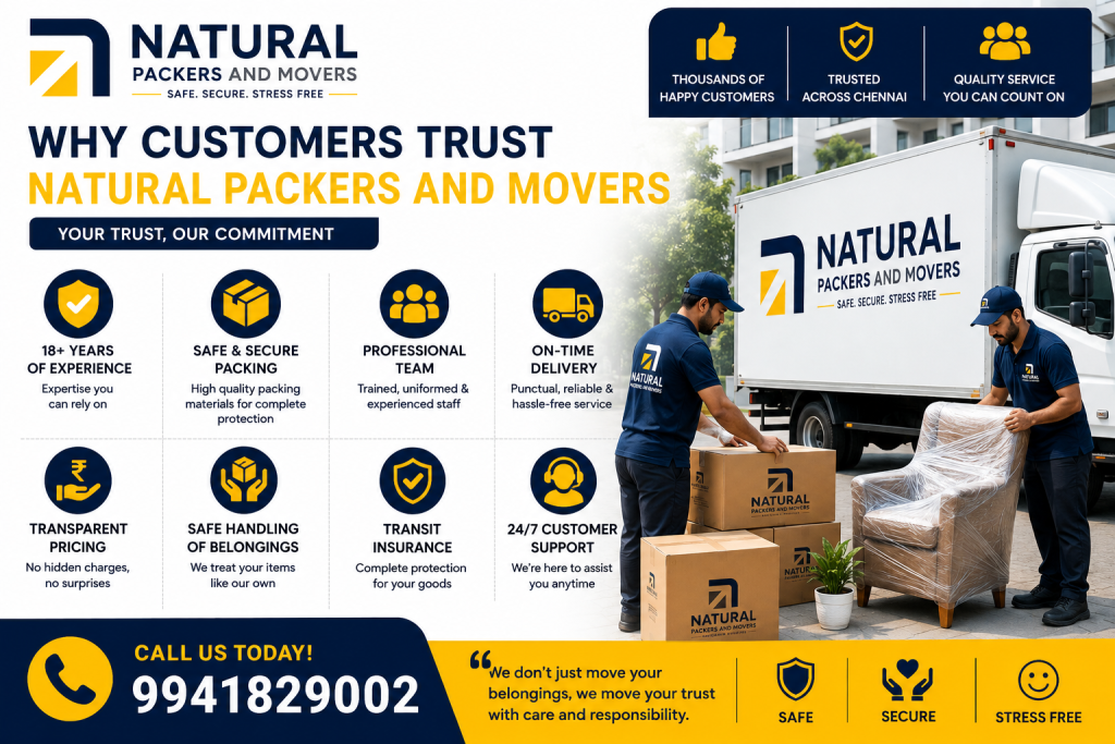 Why Customers Trust Natural Packers and Movers