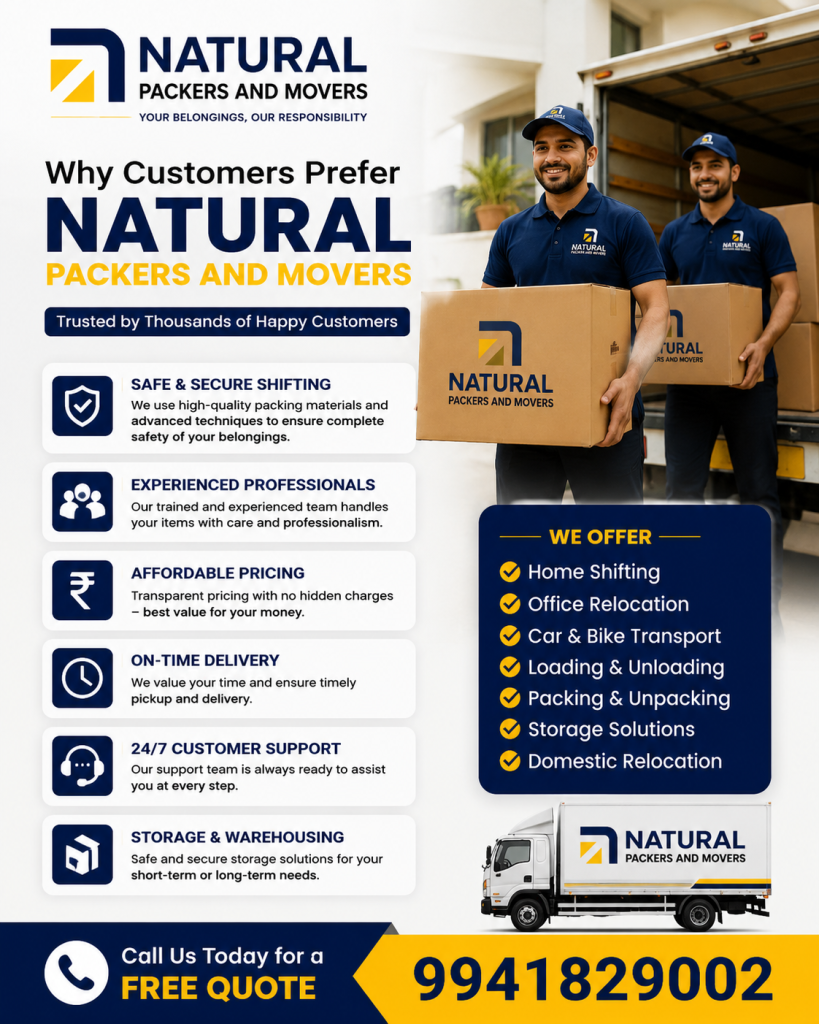 Why Customers Prefer Natural Packers and Movers