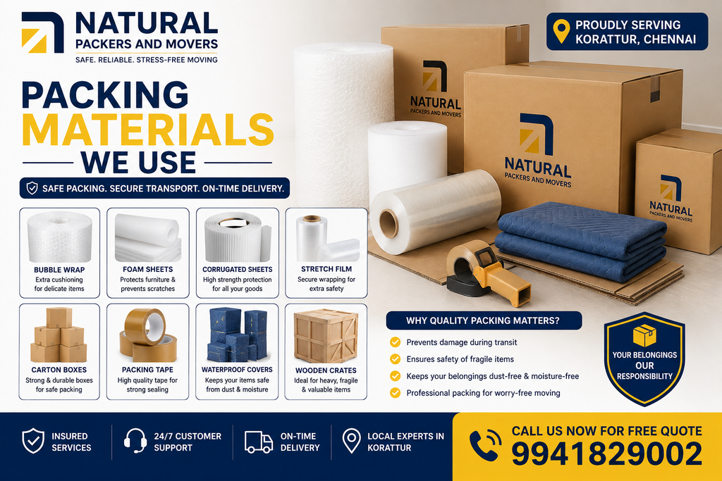 Packing Materials We Use