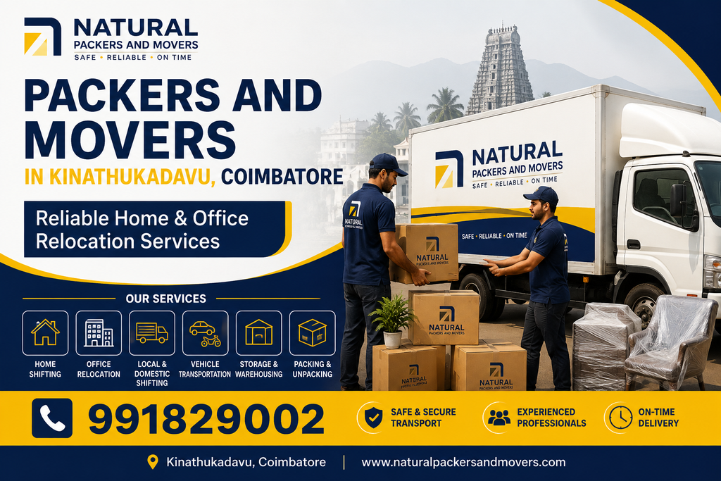 Packers and Movers in Kinathukadavu, Coimbatore – Reliable Home & Office Relocation Services