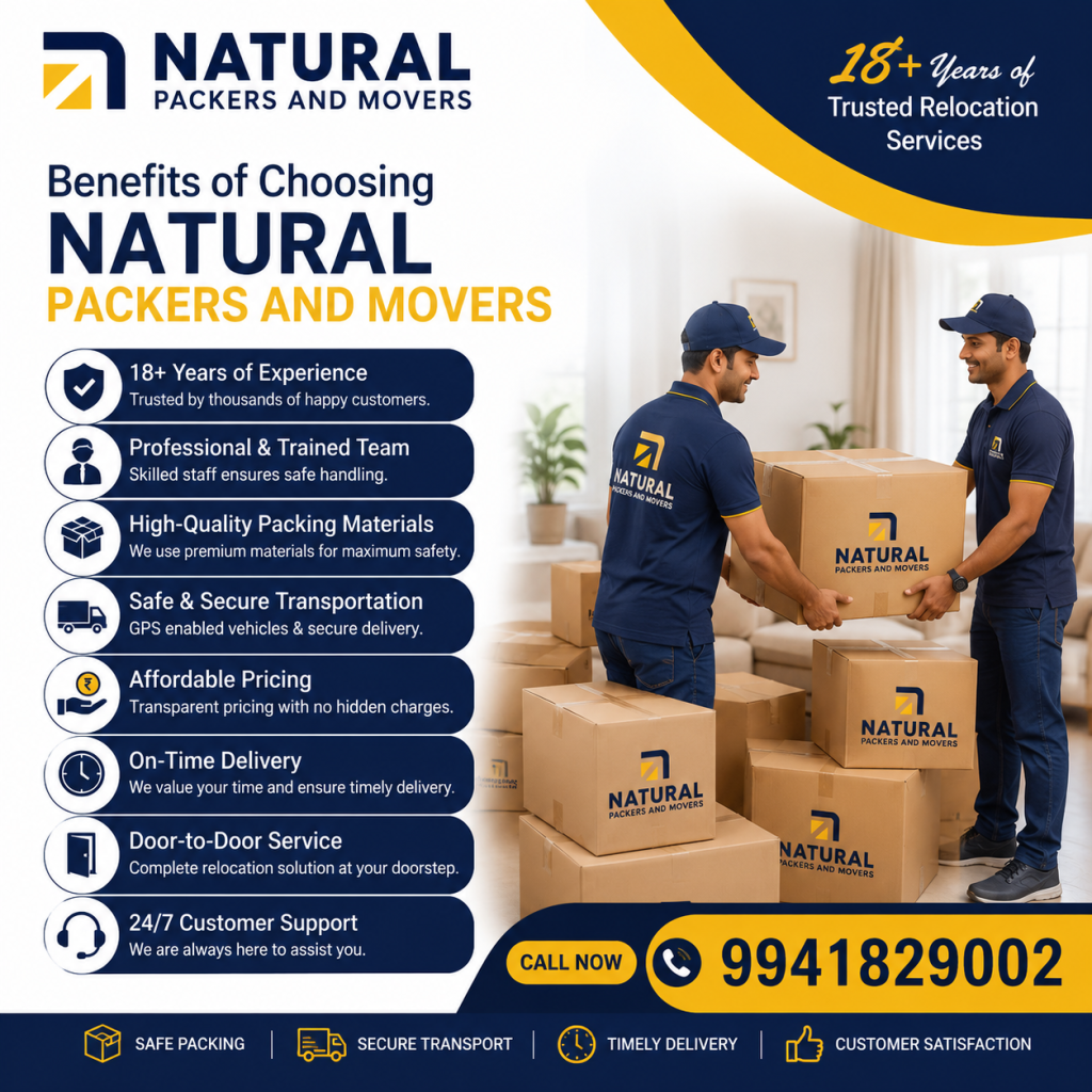 Benefits of Choosing Natural Packers and Movers