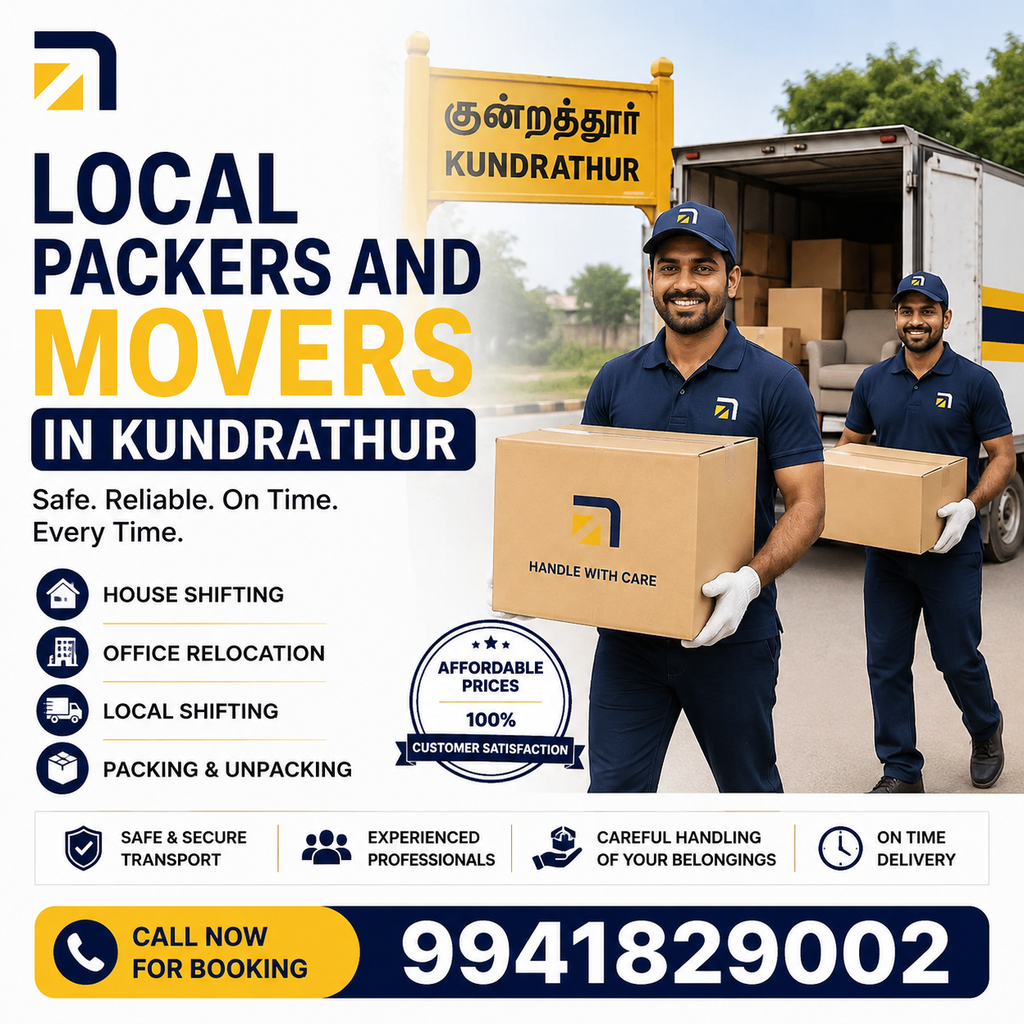 Local Packers and Movers in Kundrathur