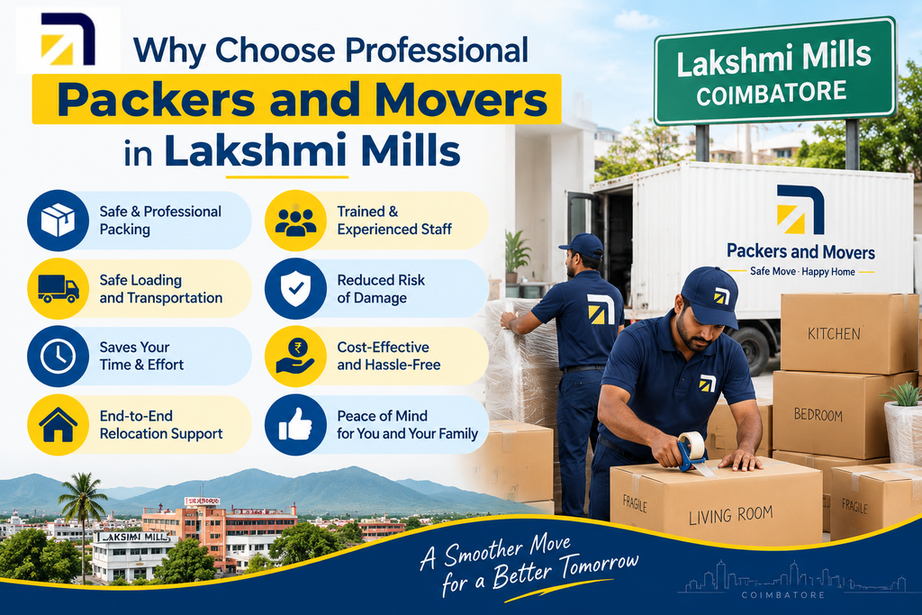 Why Choose Professional Packers and Movers in Lakshmi Mills