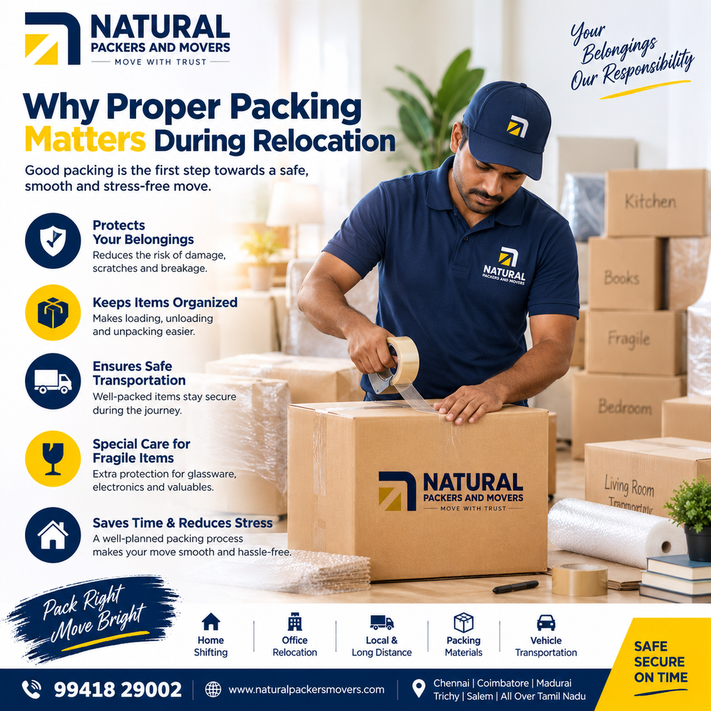 Why Proper Packing Matters During Relocation