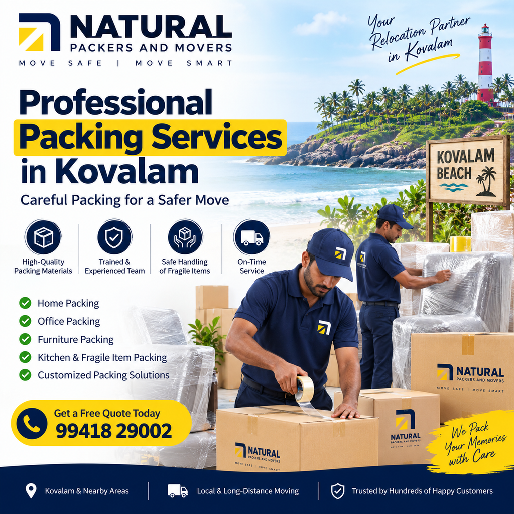 Professional Packing Services in Kovalam