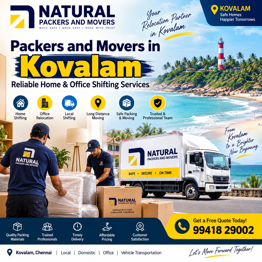 Packers and Movers in Kovalam – 991829002