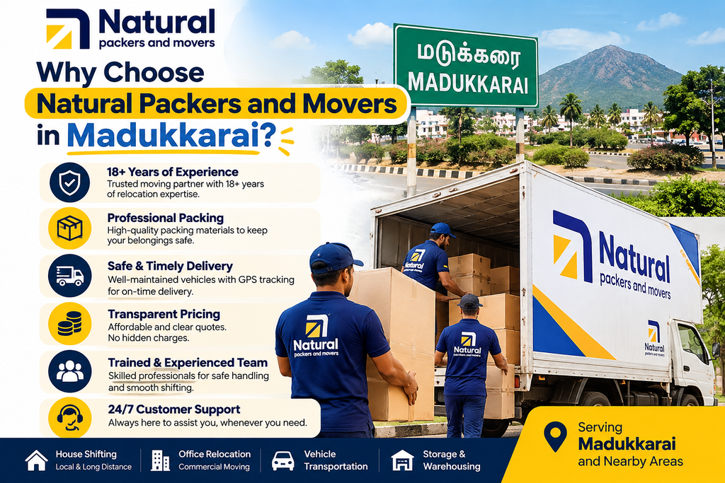 Why Choose Natural Packers and Movers in Madukkarai