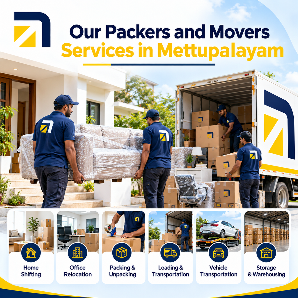 Our Packers and Movers Services in Mettupalayam