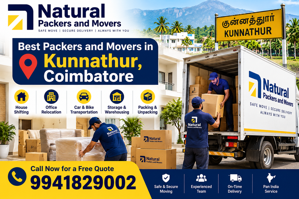 Best Packers and Movers in Kunnathur, Coimbatore – 9941829002