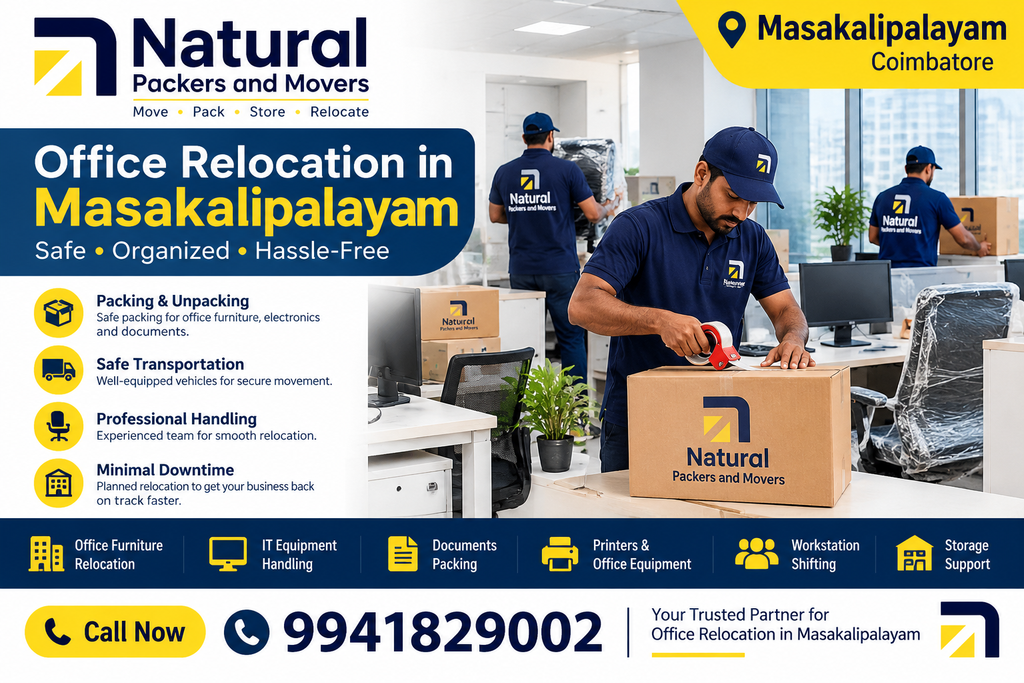 Office Relocation in Masakalipalayam