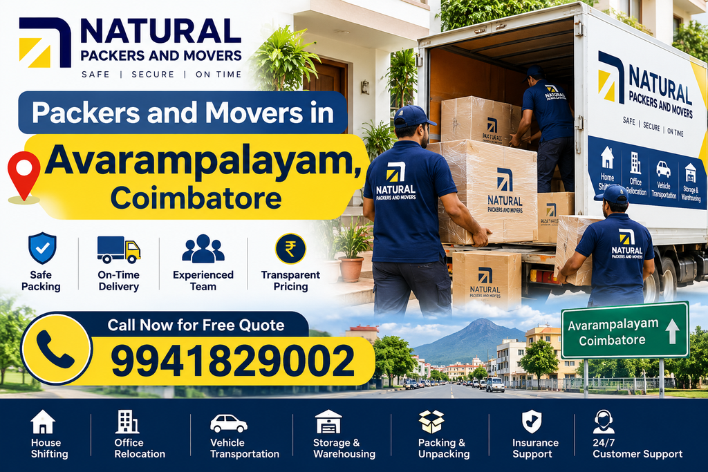 Packers and Movers in Avarampalayam, Coimbatore - Natural Packers
